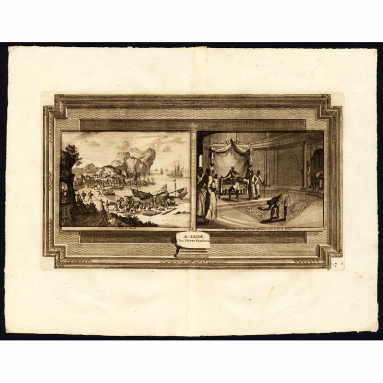 Antique Print of Dabhol by Van der Aa (1725)