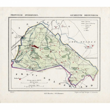 Antique Town Plans of Holland - Buy maps of Holland | Map Store (10 ...