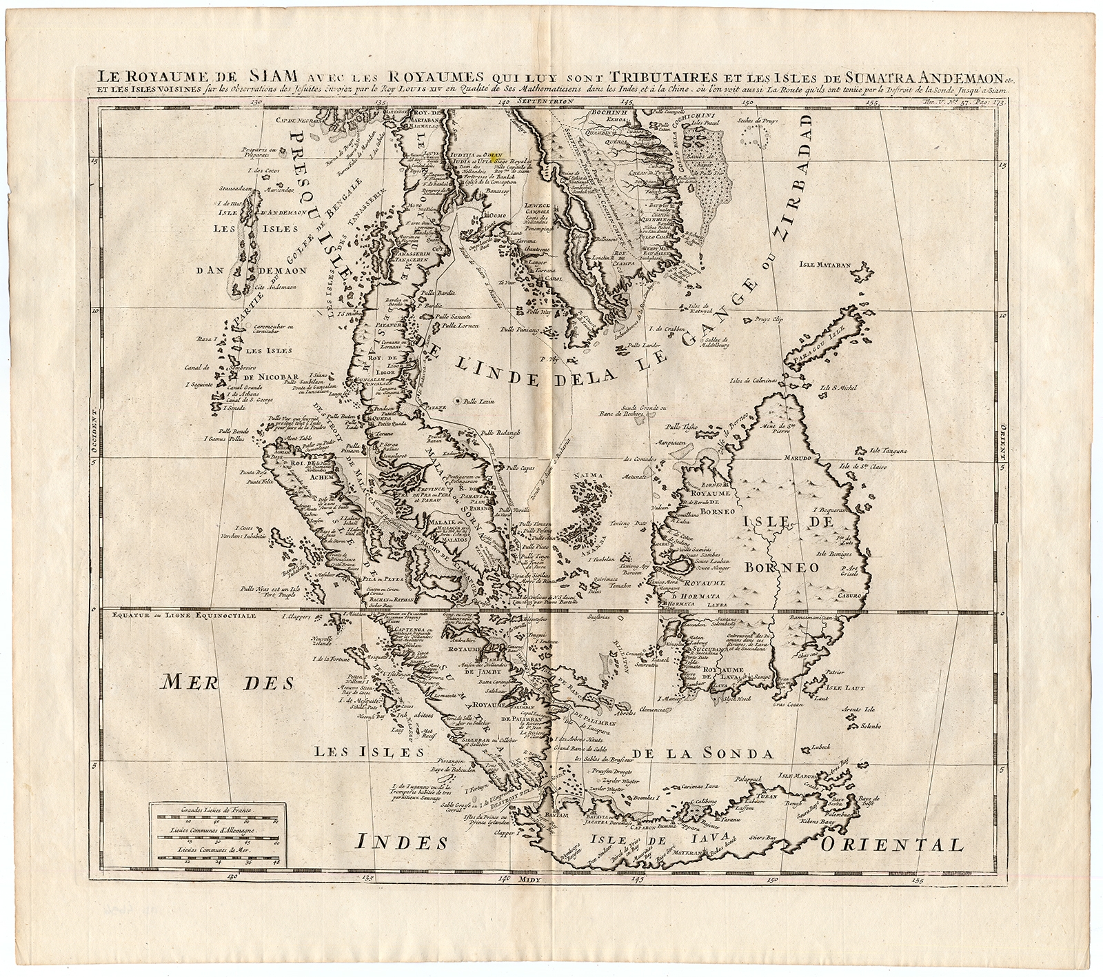 Les Bodin's Au Royaume De Siam La Royaume de Siam avec les Royaumes (..) - Chatelain (1732)