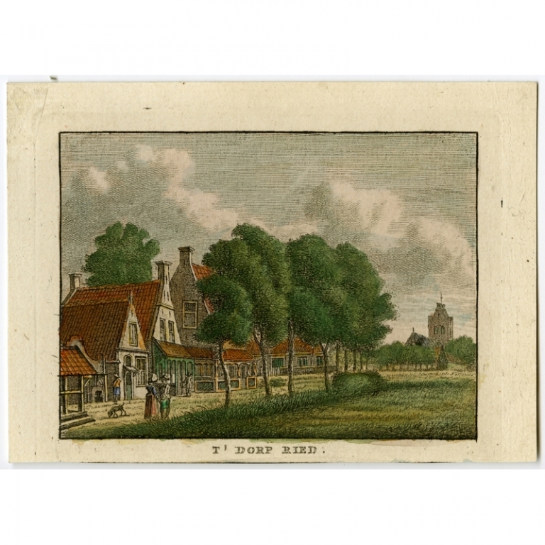 Antique Print of Ried by Bendorp (1792)