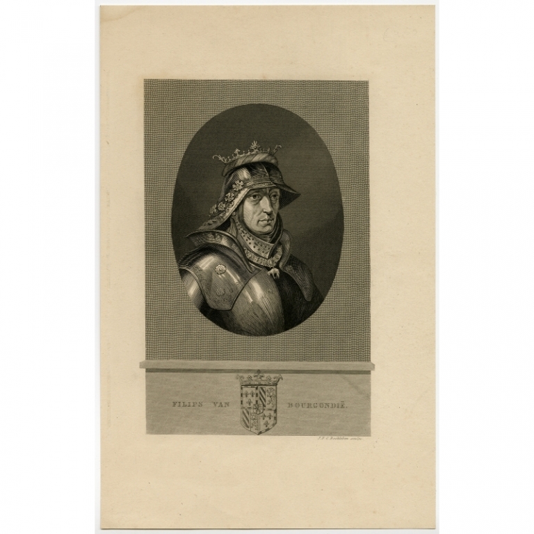 Antique Portrait of Philip the Good by Reckleben (c.1860)