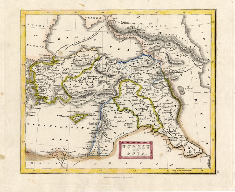 Asia Minor Map First Century