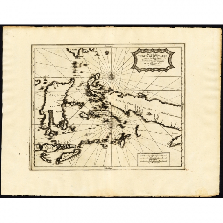 Antique Map of part of the East Indies by Van der Aa (1725)