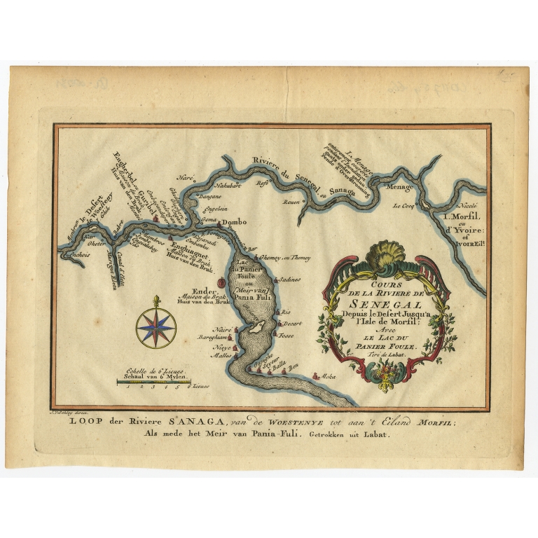 Cours de la Riviere de Senegal - Van Schley (1758)