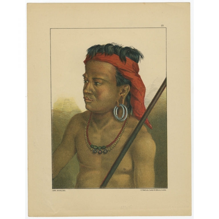 Antique Print of Hetdoeng by Kell (1881)