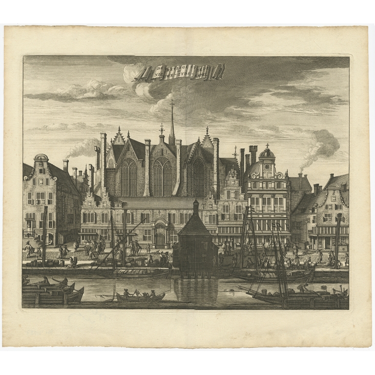 De Heylige Steede nu Nieuwe-Zyds-Kapel (Amsterdam) - Commelin (c.1765)