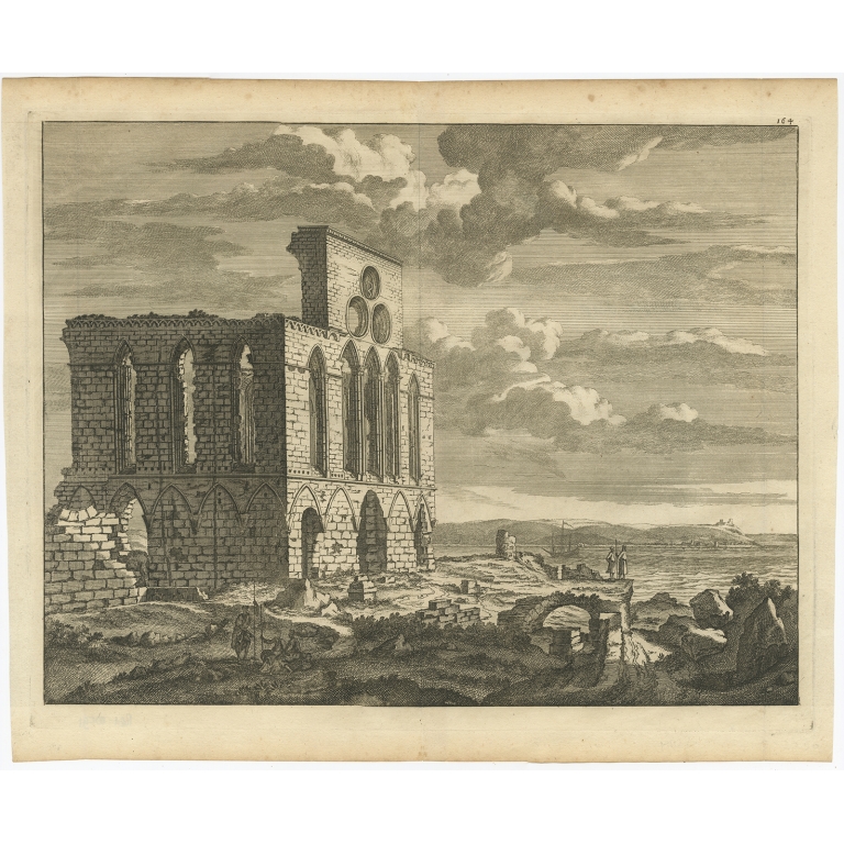 Untitled Print of a Ruin - De Bruyn (c.1700)