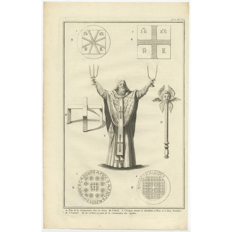 Untitled Print of Religious Ceremonies (Greece) - Anonymous (c.1730)