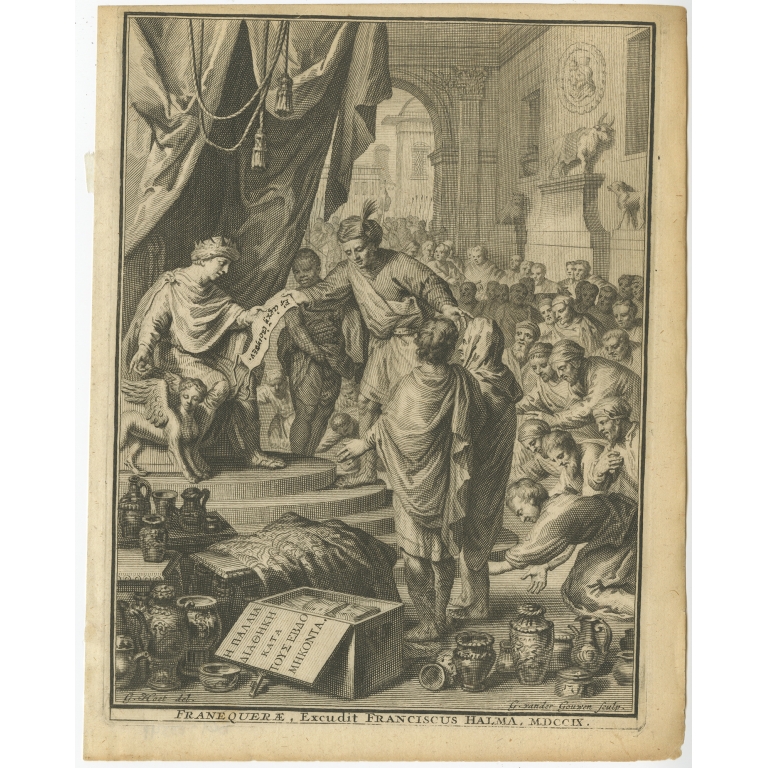 Frontispiece Franequerae (..) - Halma (1709)