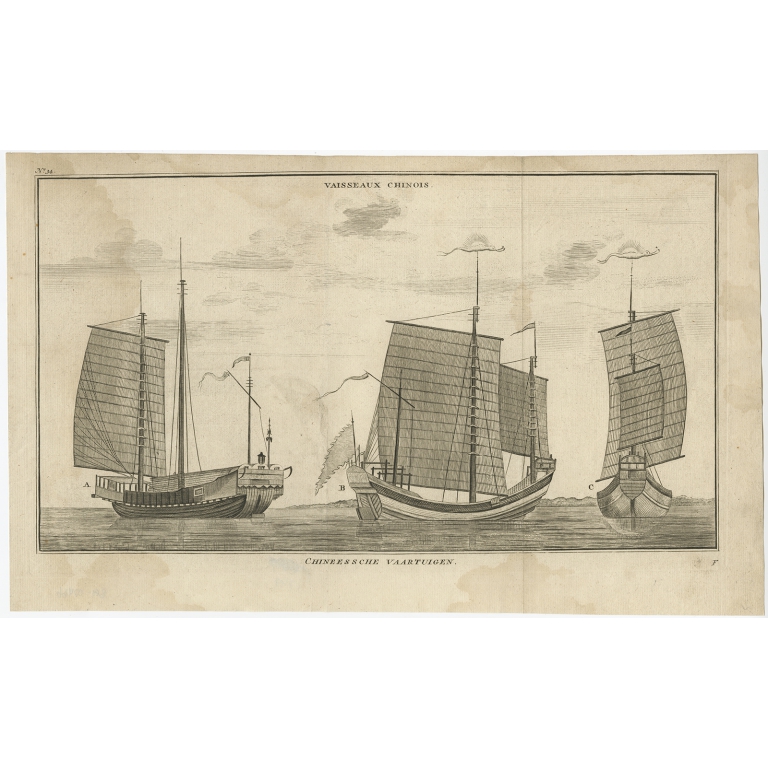 Vaisseaux chinois, Chineessche vaartuigen - Anson (1765)