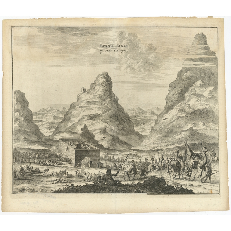 Bergh Sinai of Sint Catryn - Montanus (1680)