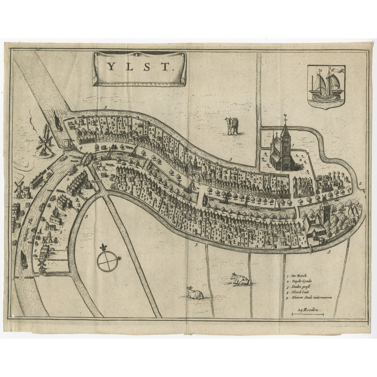 Ylst - Blaeu (c.1649)