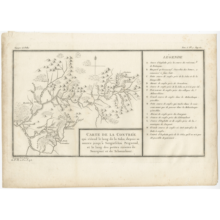 Carte de la Contrée (..) - Tardieu (1794)
