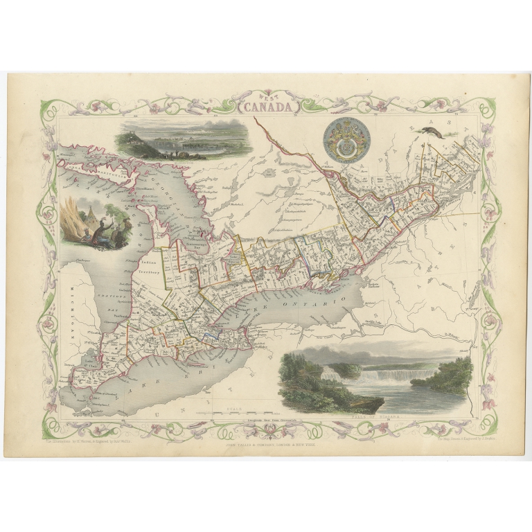 West Canada - Tallis (c.1851)