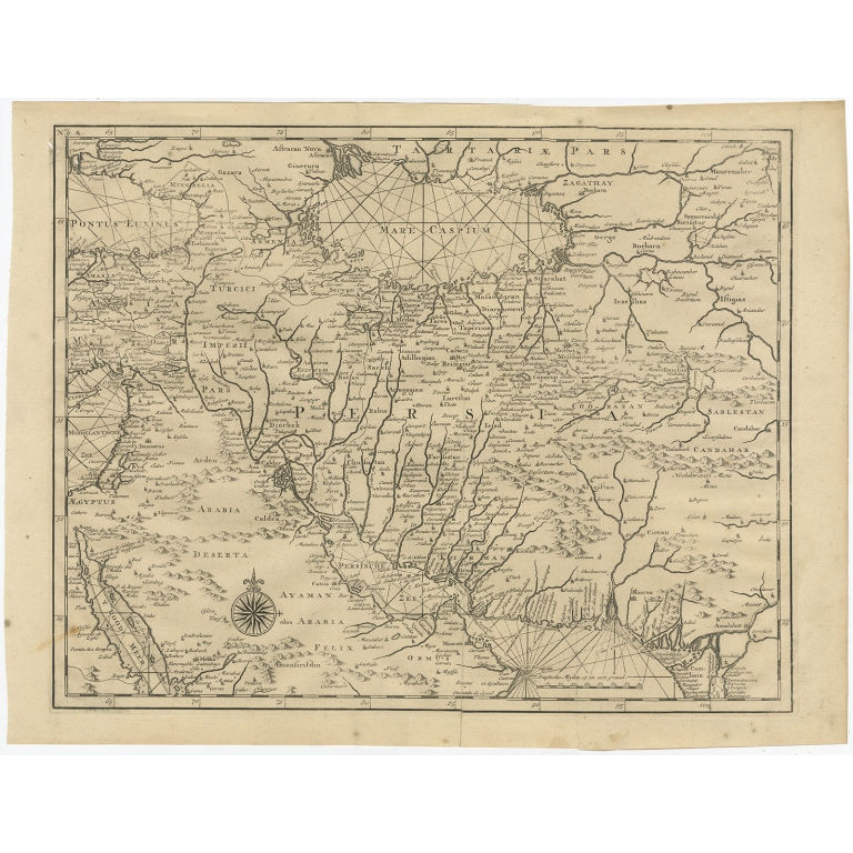 Untitled Map of Persia - Valentijn (1726)