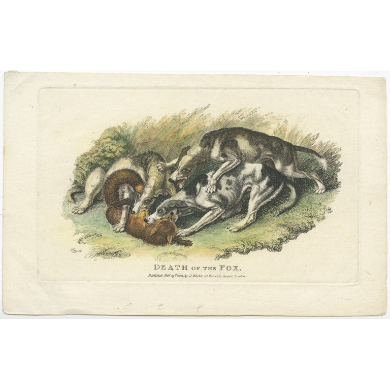 Death of the Fox - Howitt (1812)