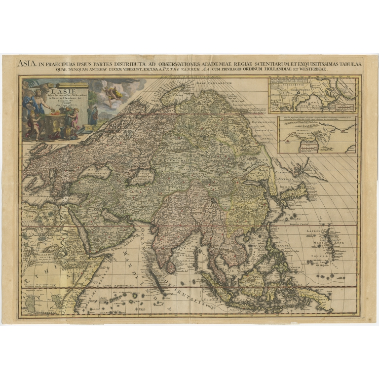 L'Asie selon les nouvelles observations (..) - Van der Aa (c.1713)