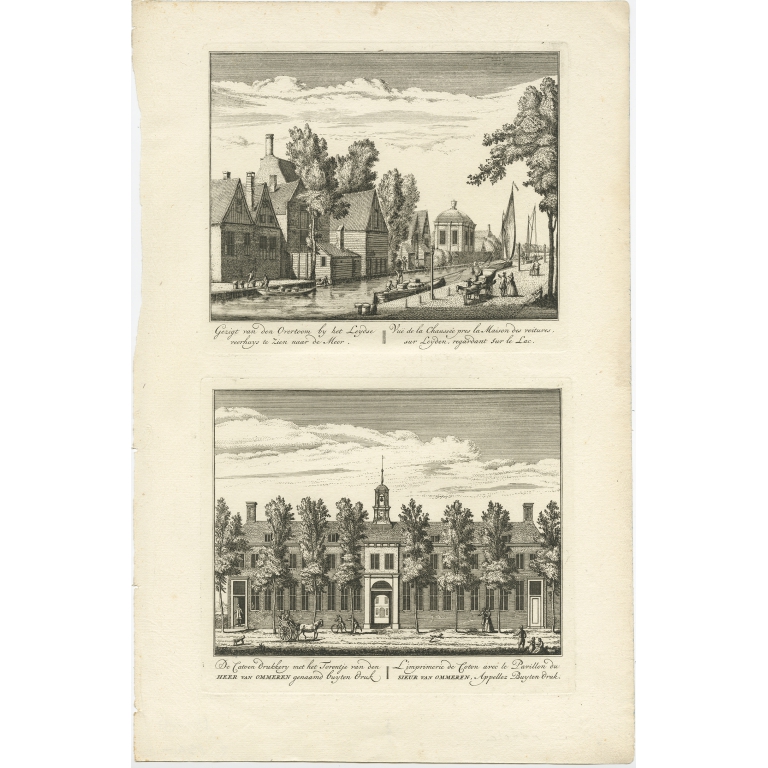 Gezigt van den Overtoom (..) - Rademaker (1730)