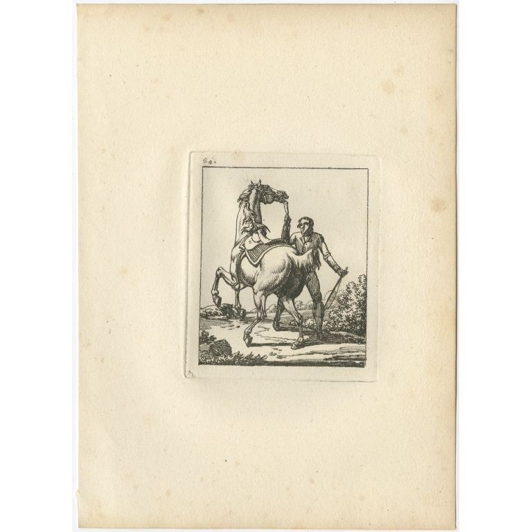 Pl. 64 Horse Etching - Swébach (c.1820)