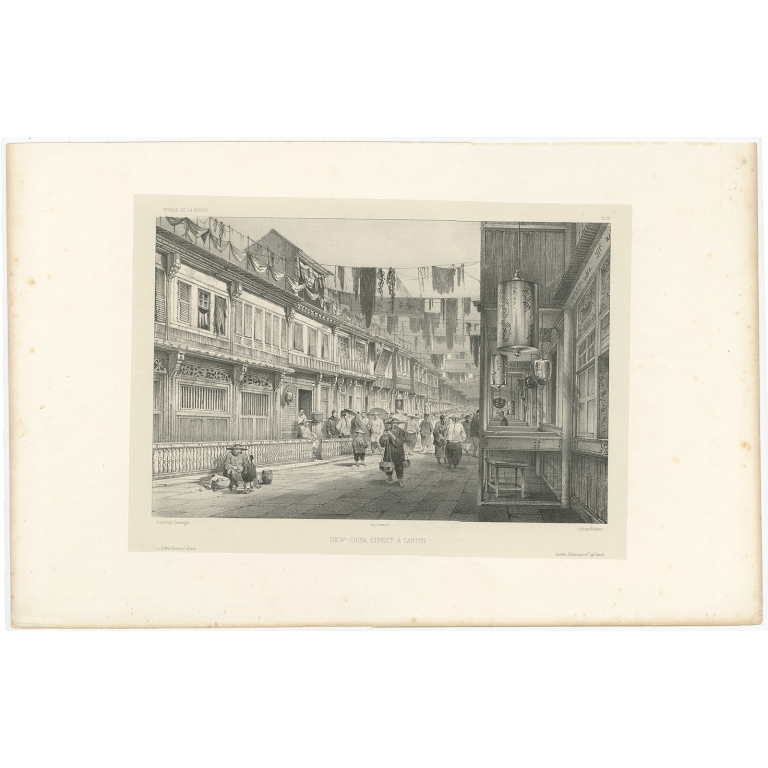 New-China Street a Canton - Vaillant (c.1850)