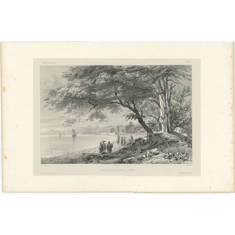 Vue prise sur la Rivière de Canton - Vaillant (c.1850)