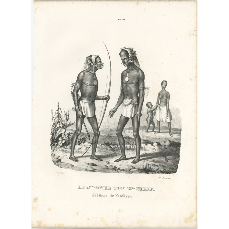 Bewohner von Vanikoro - Honegger (1836)