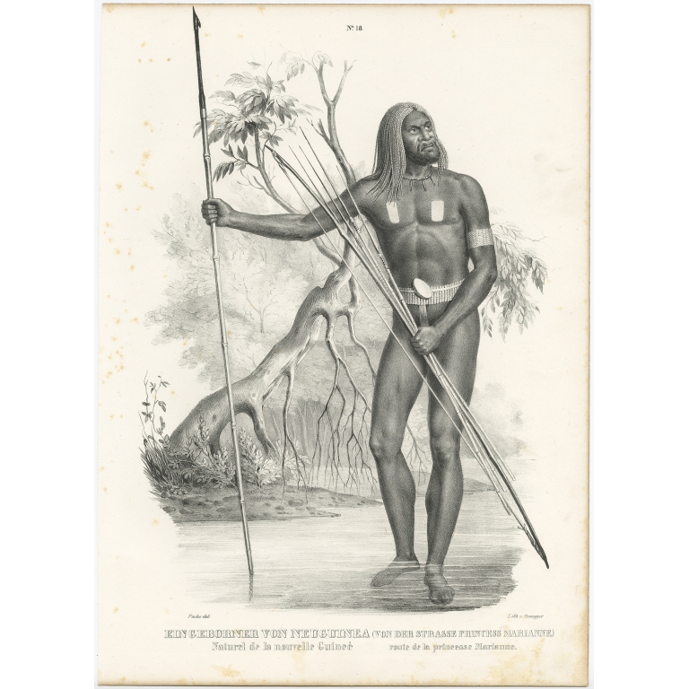 Eingeborner von Neuguinea - Honegger (1836)