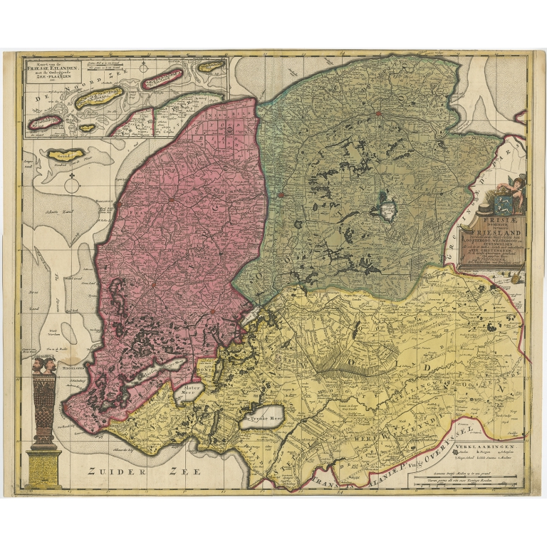 Frisiae dominium vernacule Friesland - Schenk (1706)