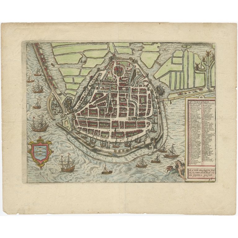Die Stadt Enchuijsen (..) - Guicciardini (1625)