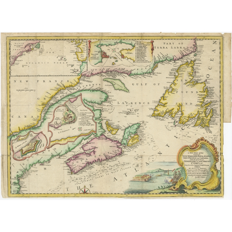 A New Chart of the Coast of New England (..) - Jefferys (1746)