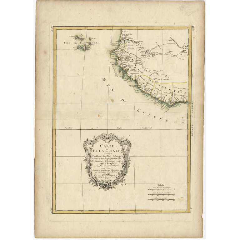 Carte de la Guinée - Bonne (1771)
