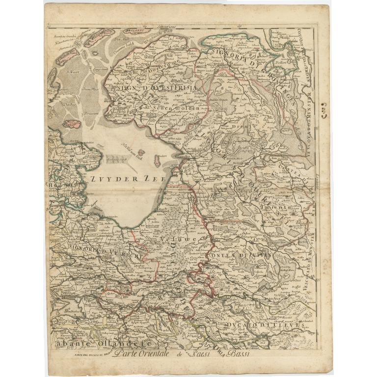 Partie Orientale de Pesi Bassi - Barbey (c.1700)