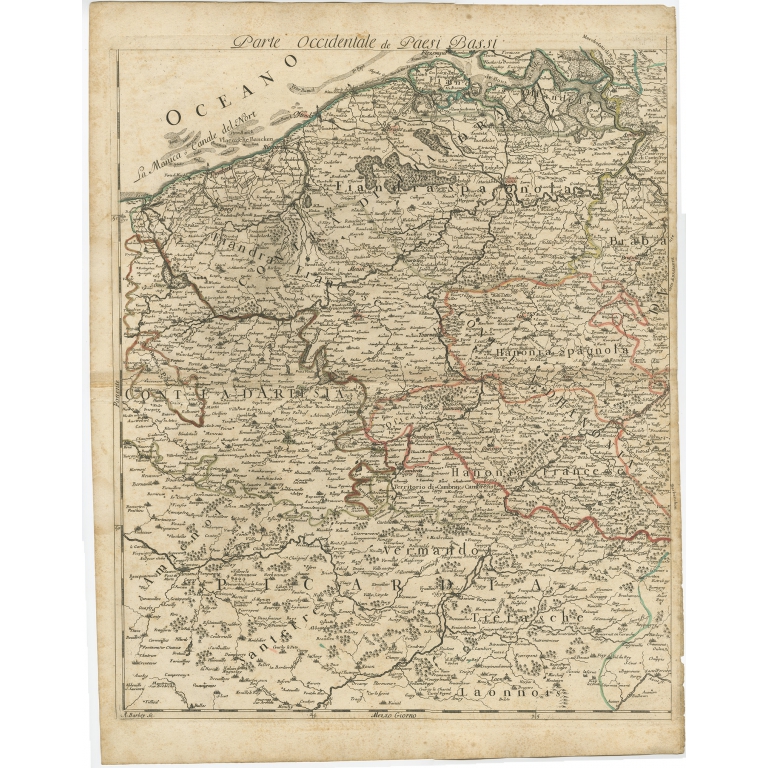 Partie Occidentale de Paesi Bassi - Barbey (c.1700)