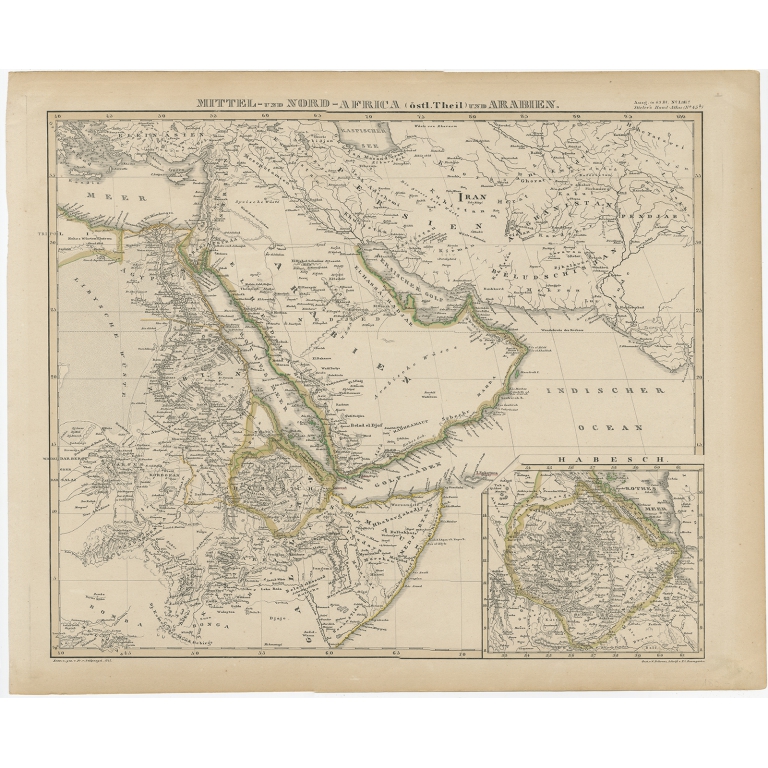 Mittel- und Nord-Africa und Arabien - Stieler (1845)