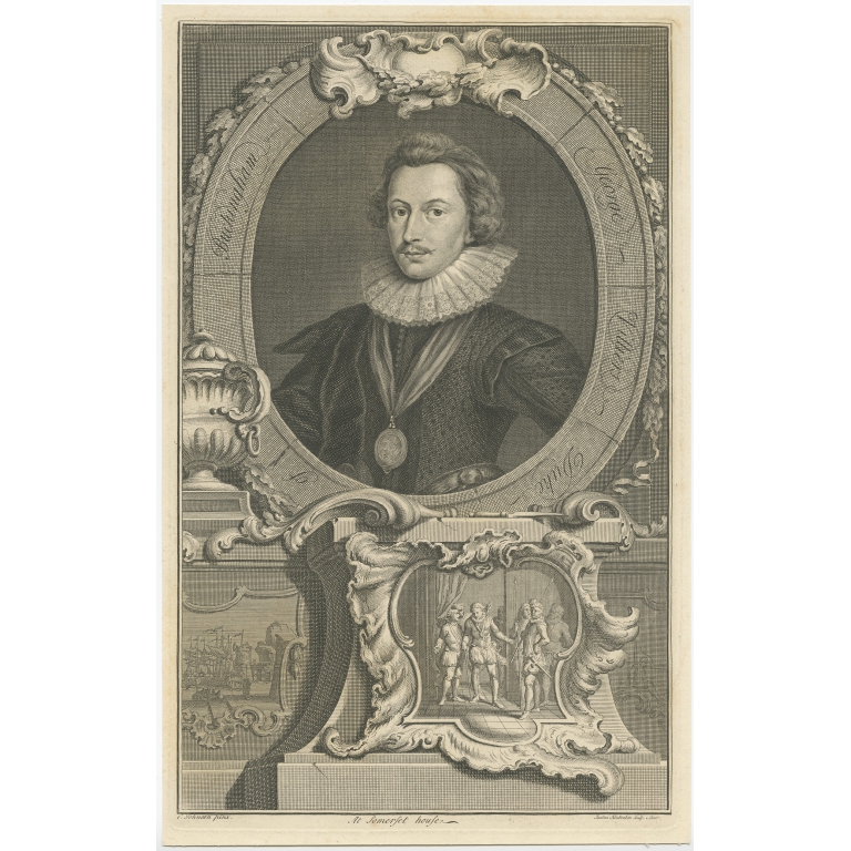 George Villiers Duke of Buckingham - Houbraken (1743)