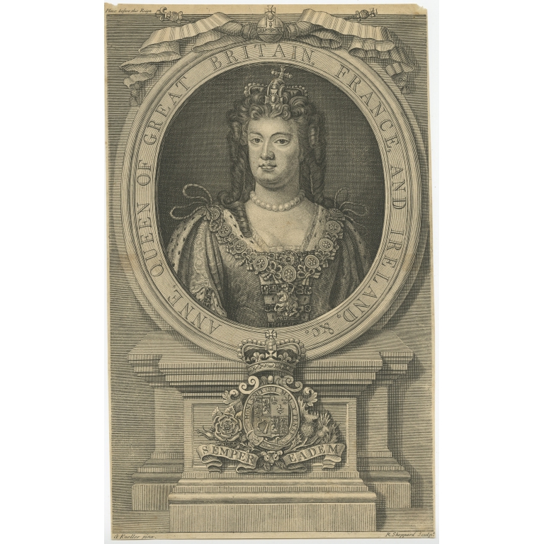 Anne, Queen of Great Britain (..) - Sheppard (c.1710)