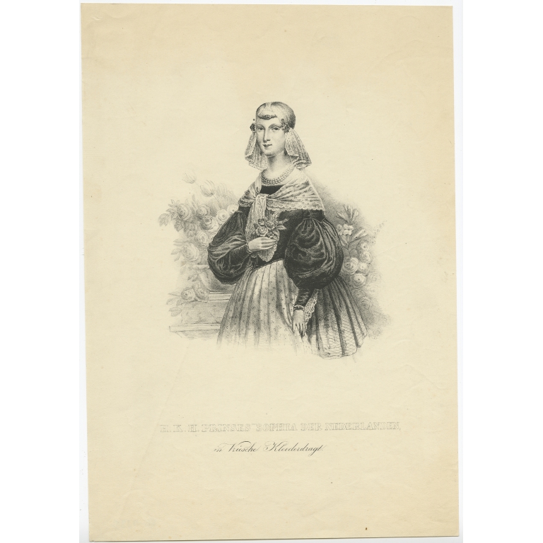 H.K.H. Prinses Sophia der Nederlanden (..) - Anonymous (c.1850)