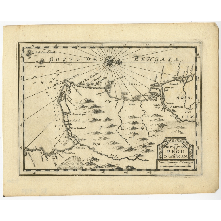 Les Royaumes de Pegu et d'Aracan - Van der Aa (1714)