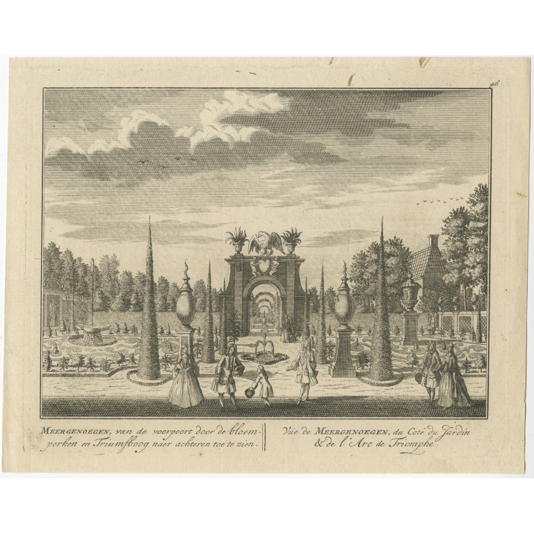 Meergenoegen, van de voorpoort (..) - Stoopendaal (1725)