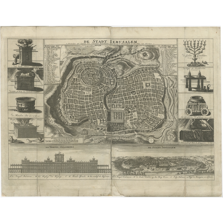 De Stadt Ierusalem - Danckerts (c.1700)
