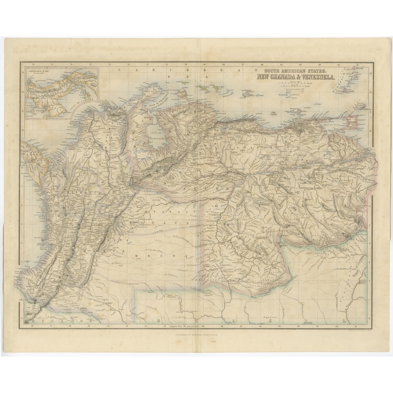 South American States - Fullarton (1855)