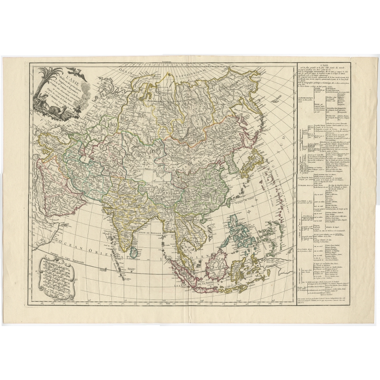 L'Asie divisée en ses principaux Empires (..) - Vaugondy (1749)