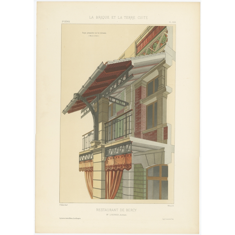 Pl. XXIX Restaurant de Bercy - Chabat (c.1900)