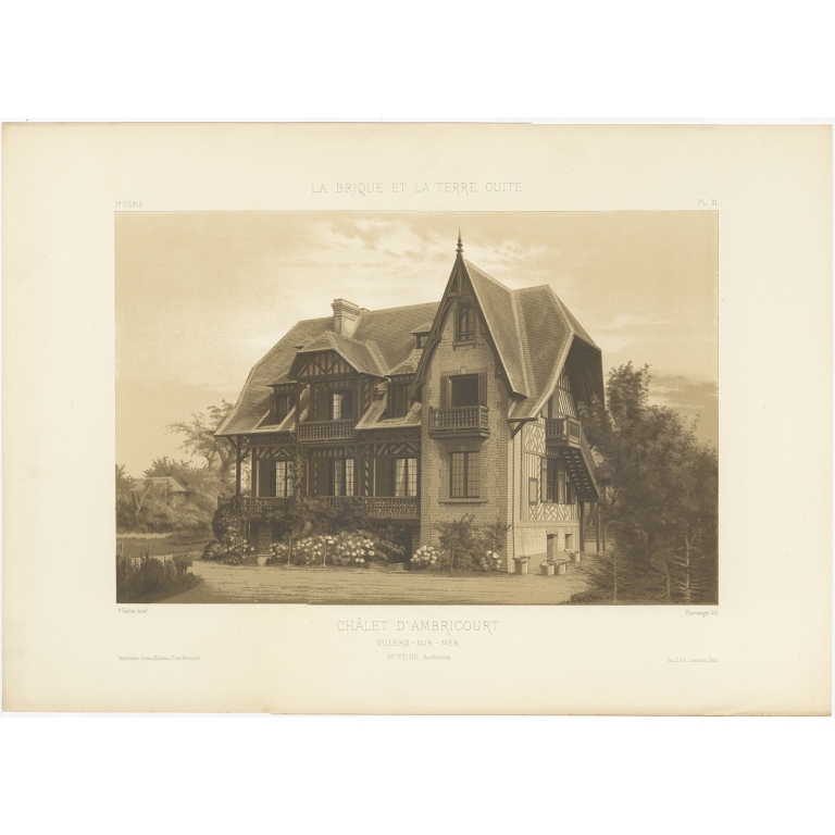 Pl. XI Châlet d'Ambricourt - Chabat (c.1900)