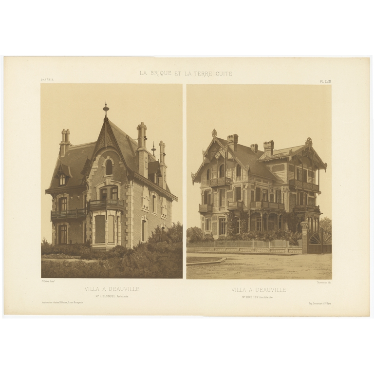 Pl. LVIII Villa a Deauville - Chabat (c.1900)