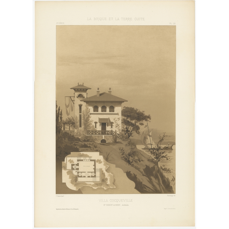 Pl. LIII Villa Cocqueville - Chabat (c.1900)