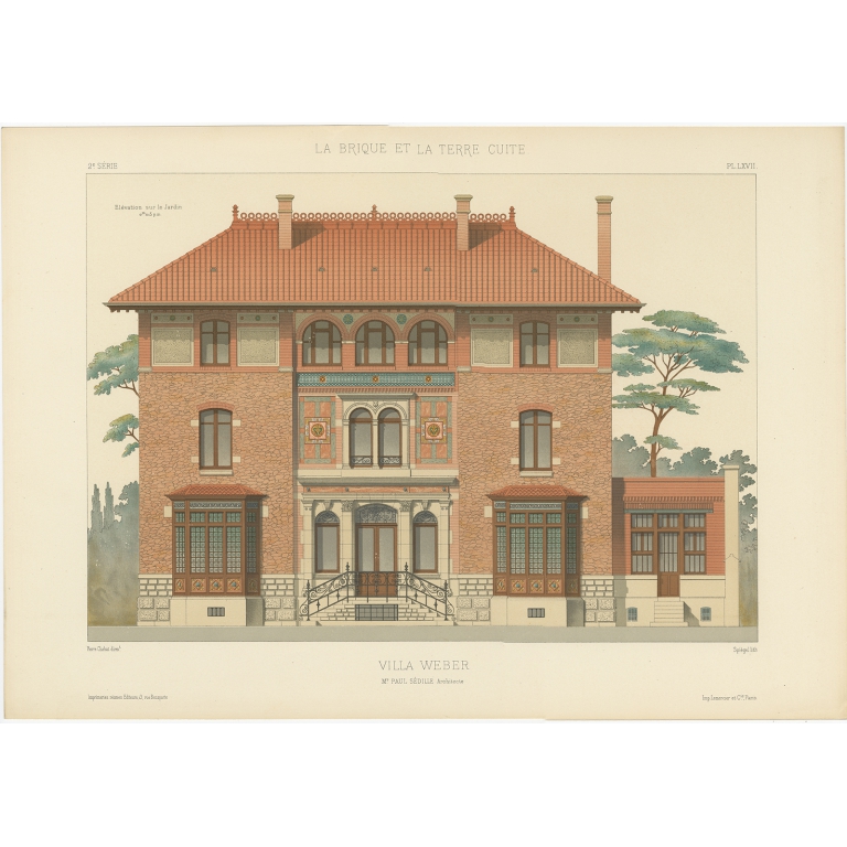 Pl. LXVII Villa Weber - Chabat (c.1900)