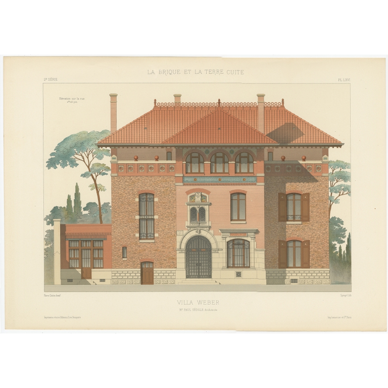 Pl. LXVI Villa Weber - Chabat (c.1900)