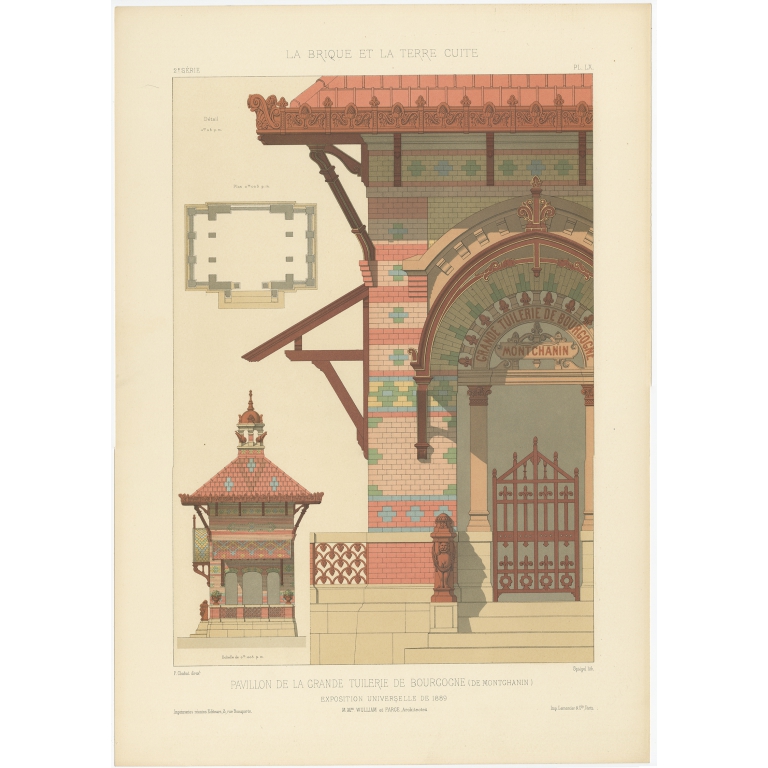 Pl. LX Pavillon de la Grande Tuilerie - Chabat (c.1900)
