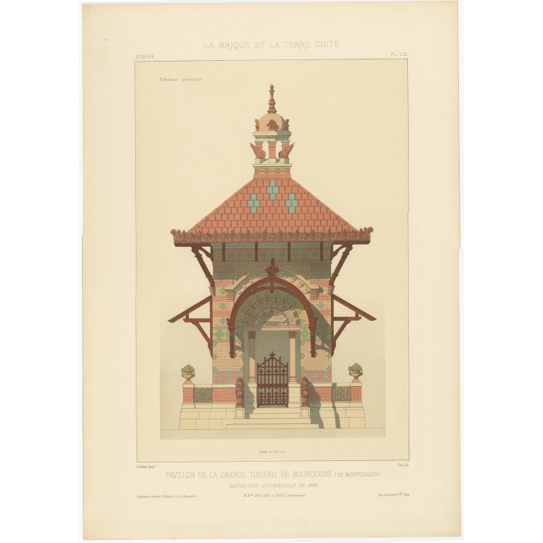 Pl.LIX Pavillon de la Grande Tuilerie - Chabat (c.1900)